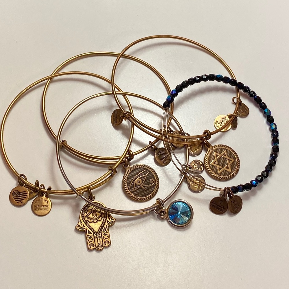 Alex and Ani Bangles Set of 5